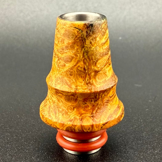 Z-stem Mouthpiece - Stabwood - Green Amboyna Burl - 02
