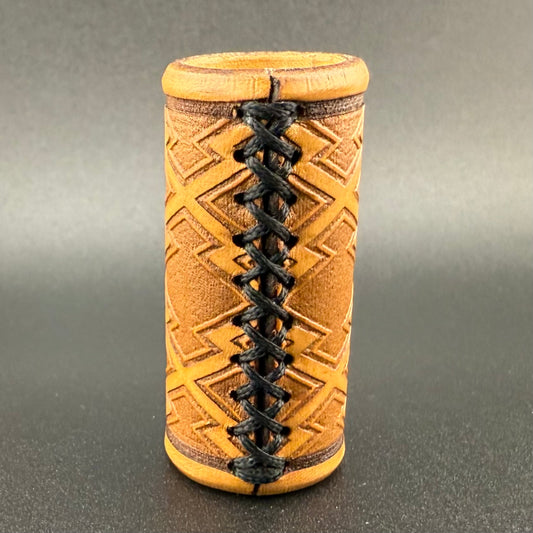 Z-stem Leather Sleeve - Natural "MATSUKAWA BISHI"