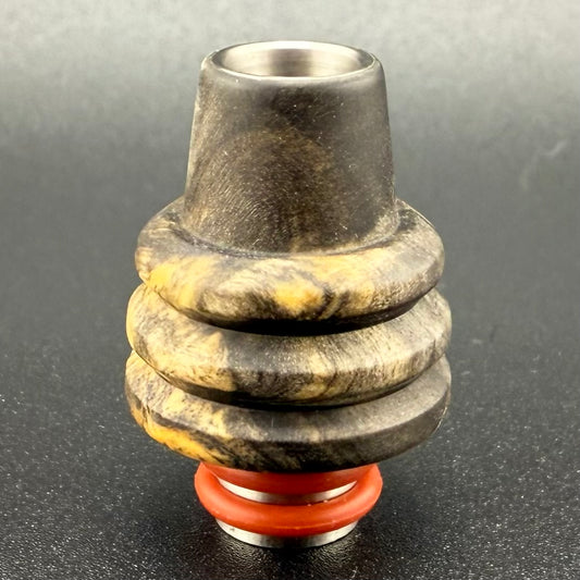 Z-stem Mouthpiece - Stabwood - Buckeye Burl - 03