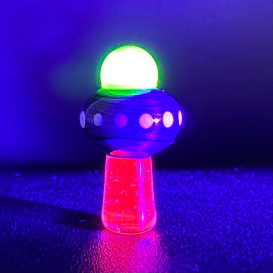 Z-stem Glass Inserts - UFO - Denim - 02