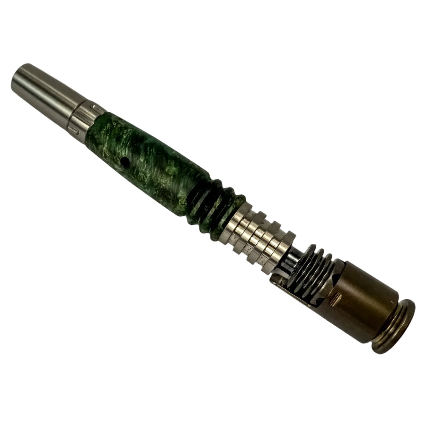 Tempest / Revolv Sleeve - Green Amboyna Burl / Ti