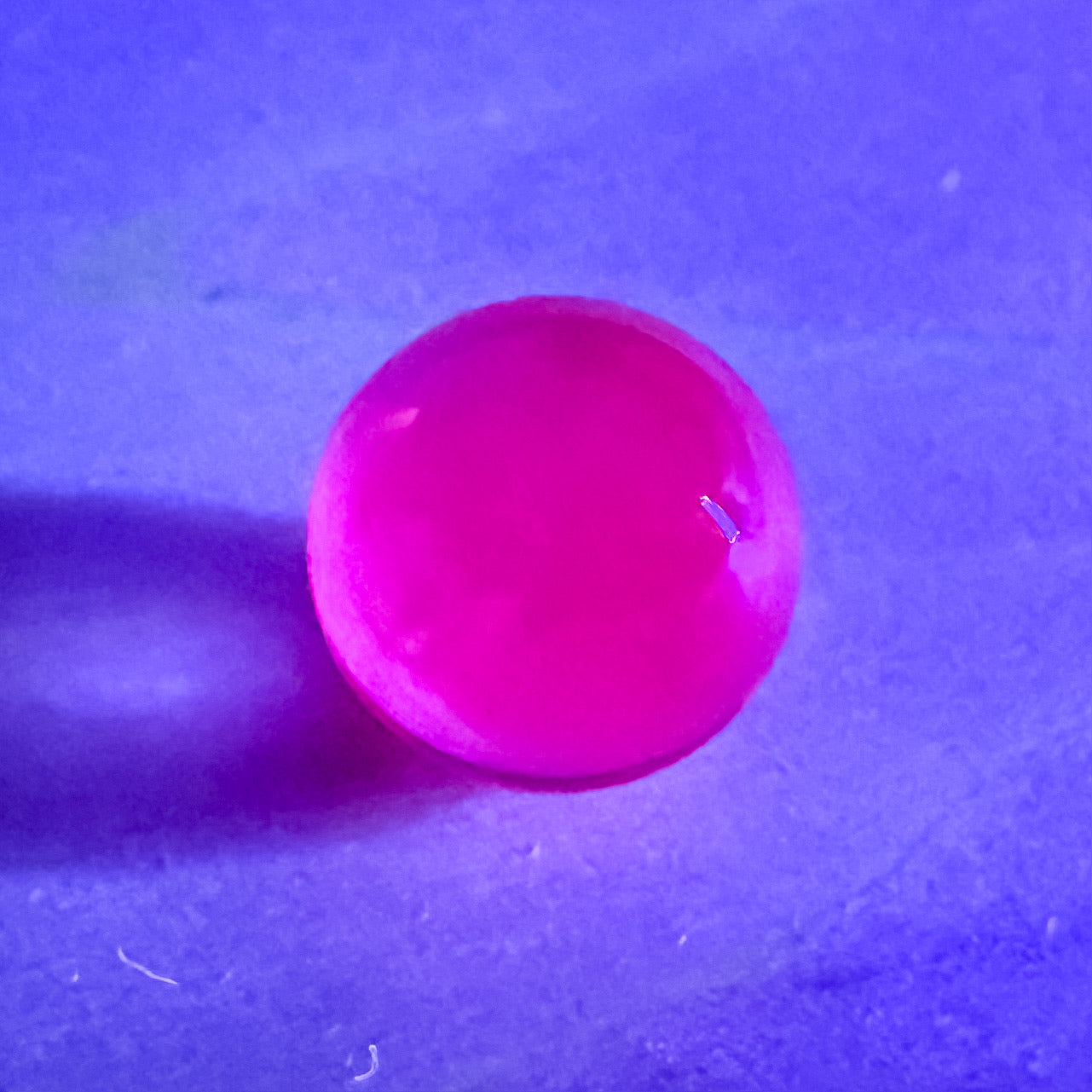 Z-stem Glass Inserts - Ball - Gold Opal Peach
