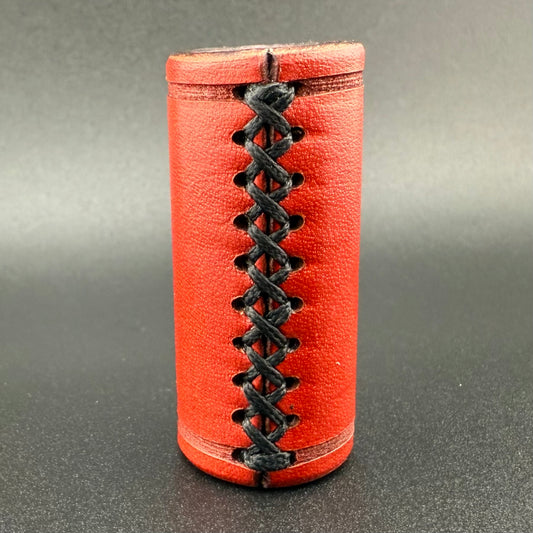 Z-stem Leather Sleeve - Cherry Red
