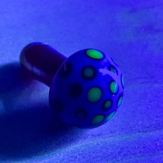 Z-stem Glass Inserts - Mushroom - Denim