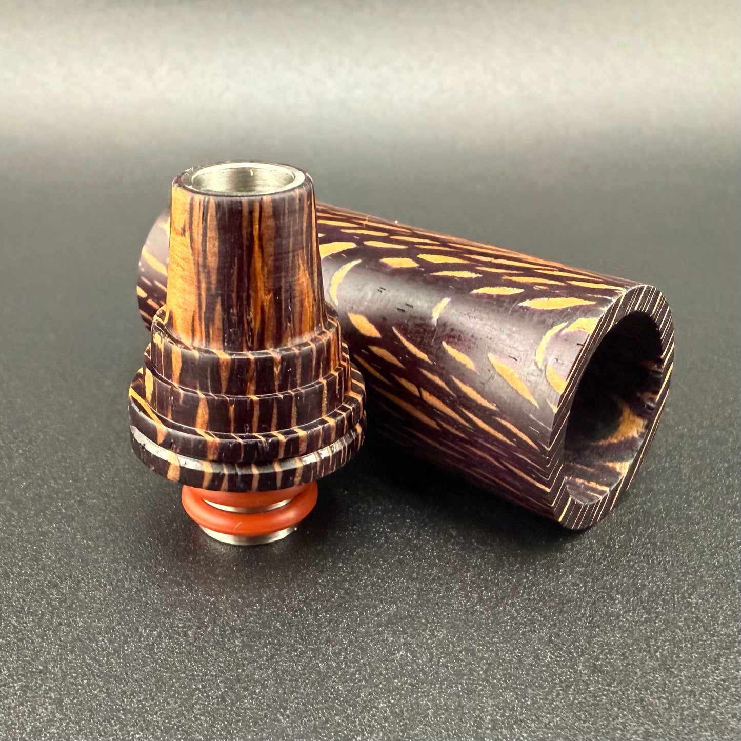Z-stem Wood Kit - Stabwood - Lacewood - Purple Dyed