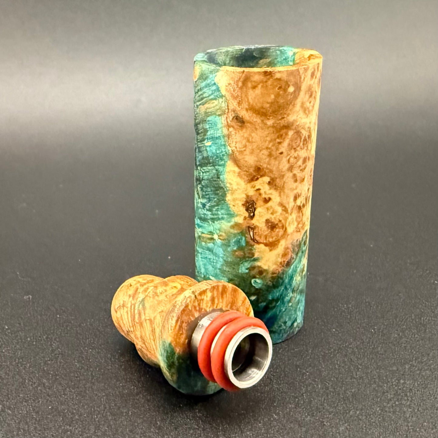 Z-stem Wood Kit - Stabilized Black Ash Burl