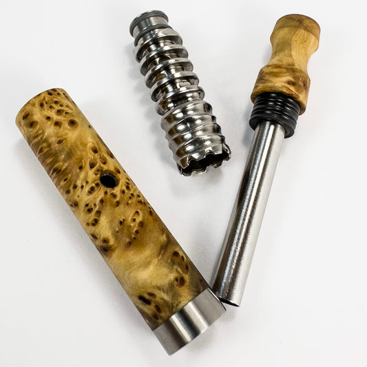 Z-1 Stem Set - Yellow Cedar Burl