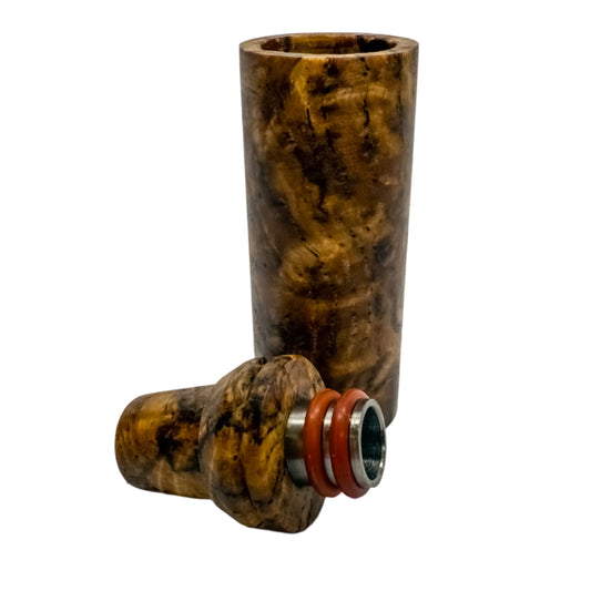 Z-stem Wood Kit - Stabilized Spalted Black Ash Burl