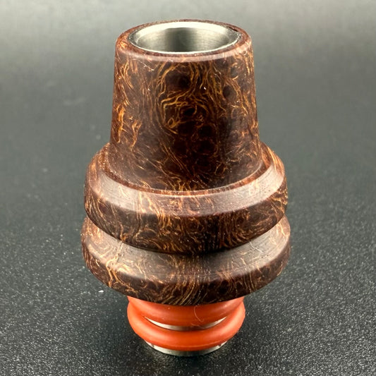 Z-stem Mouthpiece - London Plane Lace Burl - 01