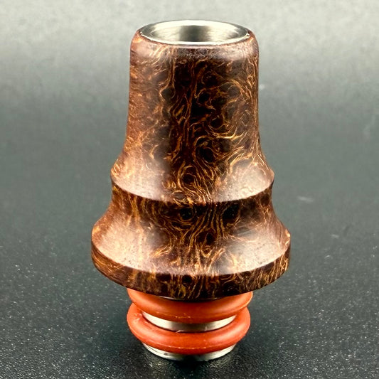 Z-stem Mouthpiece - London Plane Lace Burl - 02