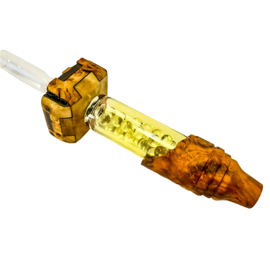 Z-stem for BAKx - Paela Burl / Fumed Glass