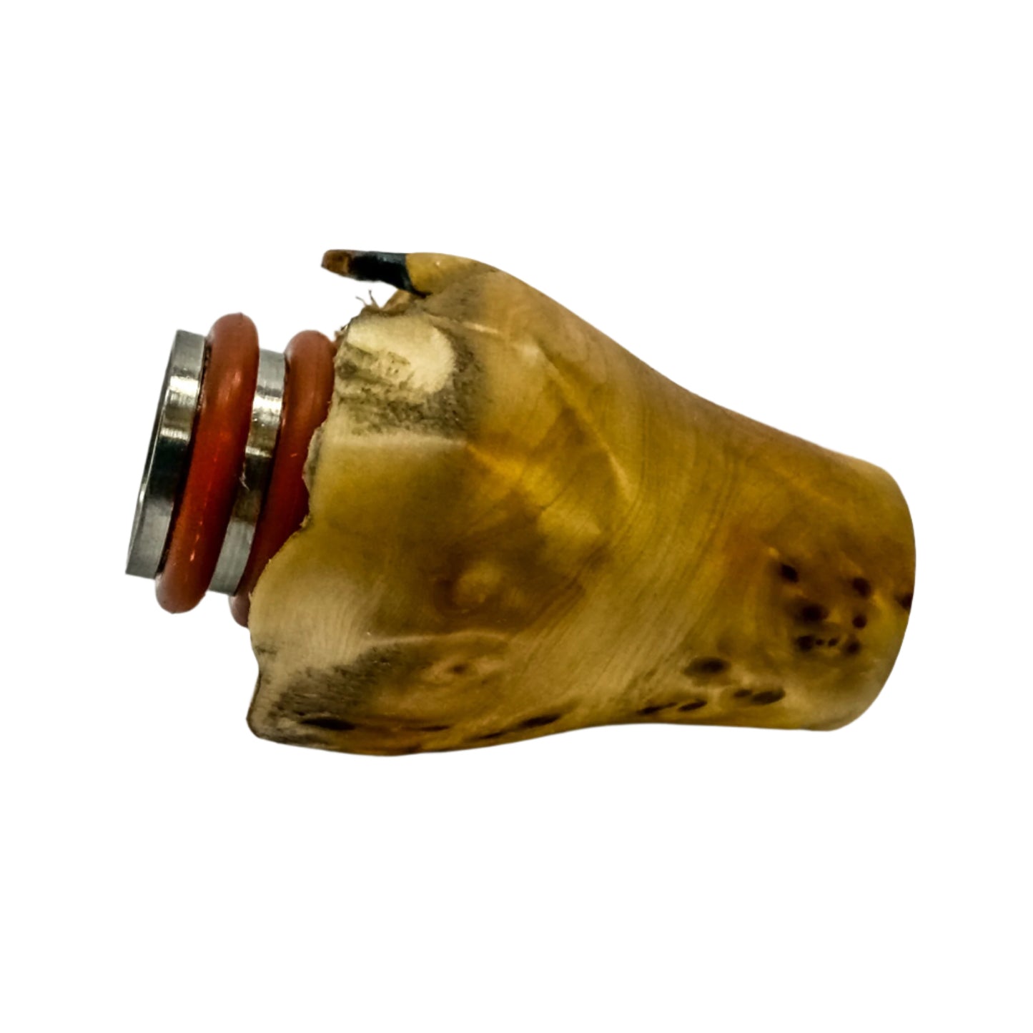 Z-stem Mouthpiece - Yellow Cedar Burl
