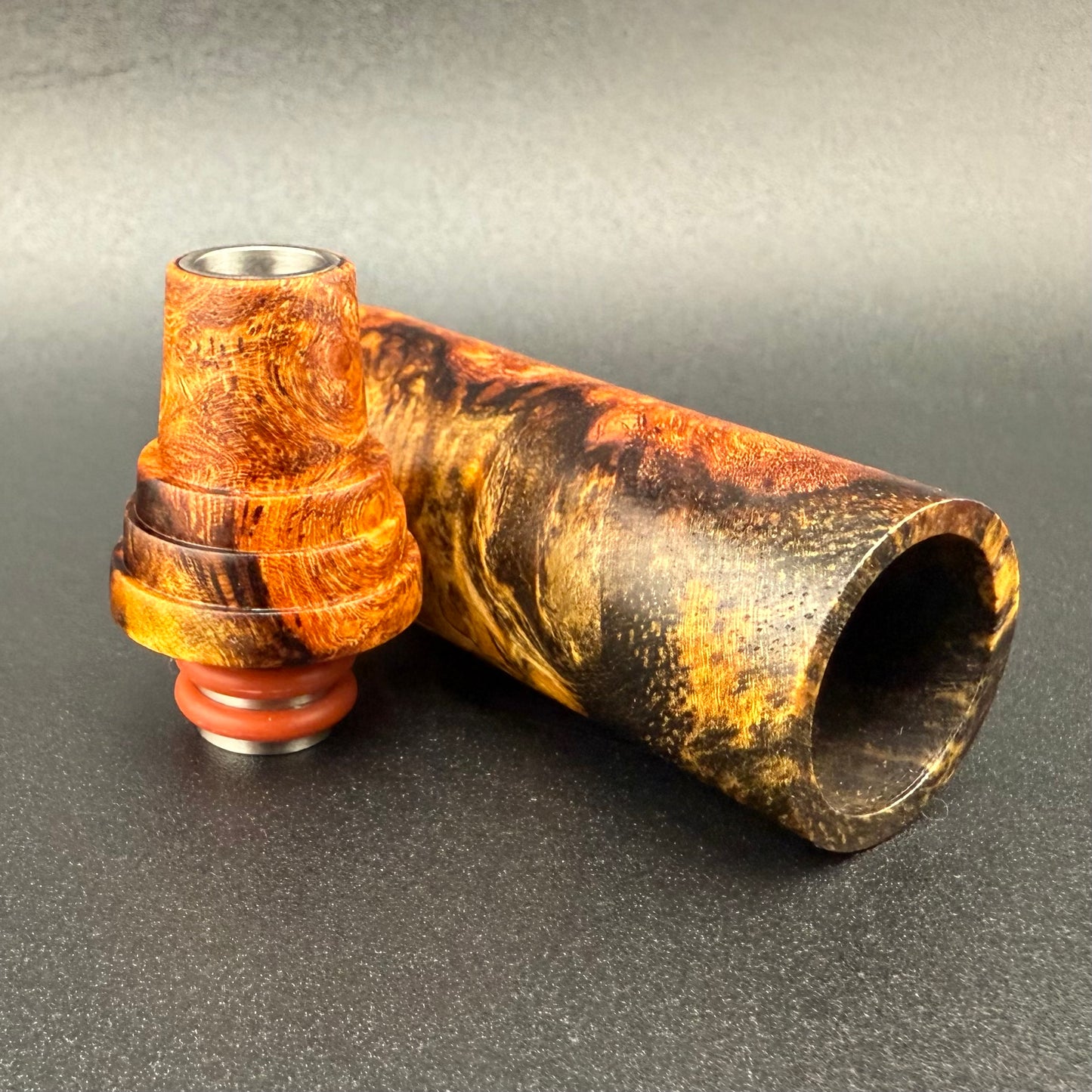 Z-stem Wood Kit - Stabwood - Spalted Amboyna Burl #1