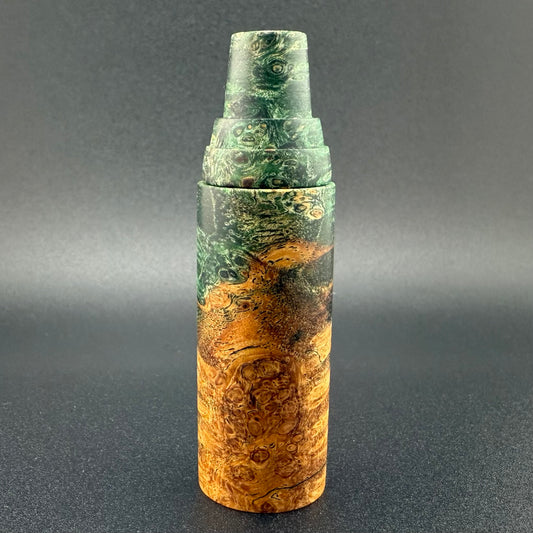 Z-stem Wood Kit - Green Dyed Amboyna Burl