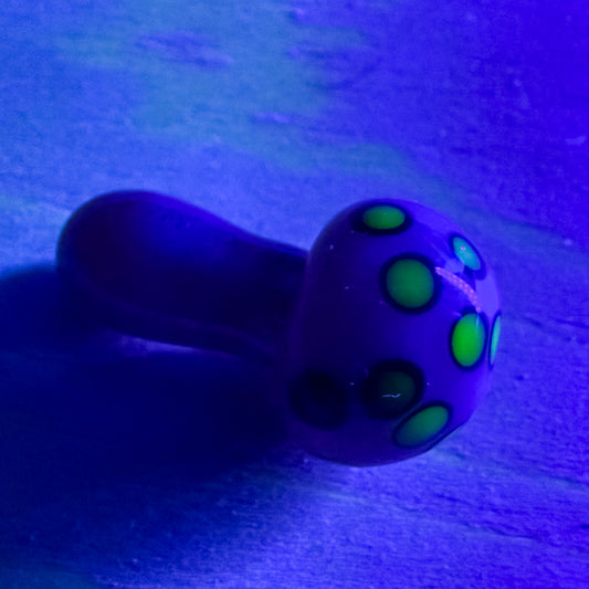 Z-stem Glass Inserts - Mushroom - Flamingo