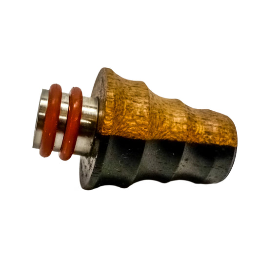 Z-stem Mouthpiece - Ziricote (Black and White) #2