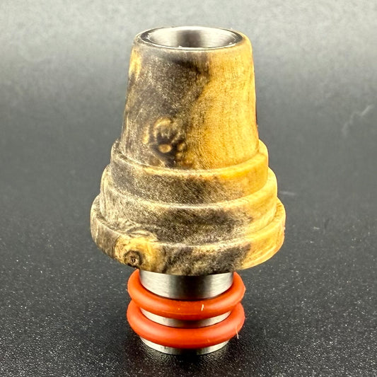 Z-stem Mouthpiece - Stabwood - Buckeye Burl - 03