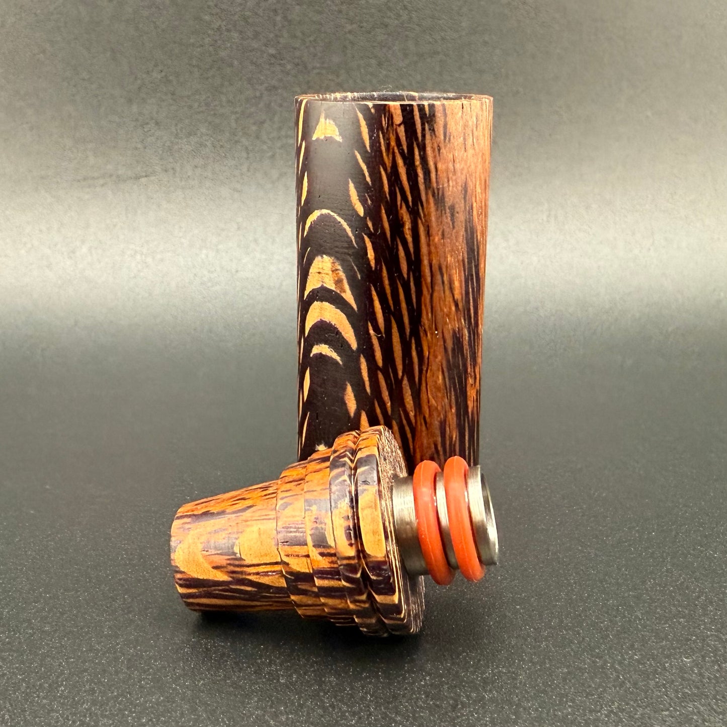 Z-stem Wood Kit - Stabwood - Lacewood - Purple Dyed