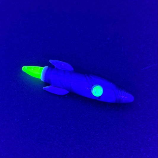 Z-stem Glass Inserts - Rocket - Neptunium / Ion UV