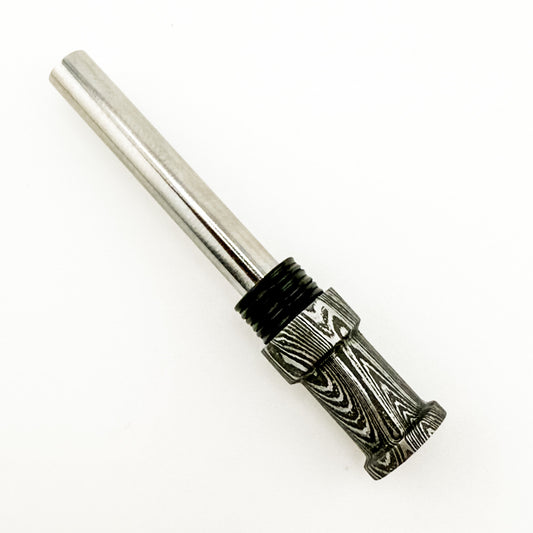 Z-barrel Mouthpiece - Damascus Steel