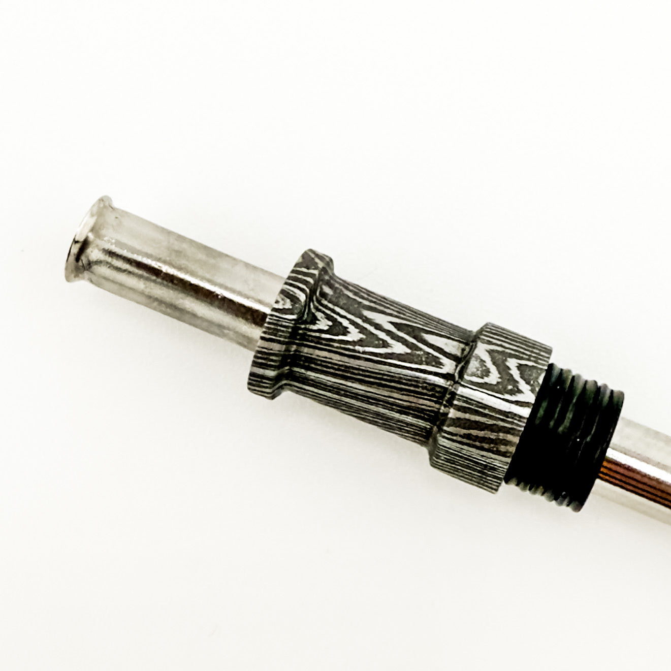 Z-barrel Mouthpiece - Damascus Steel