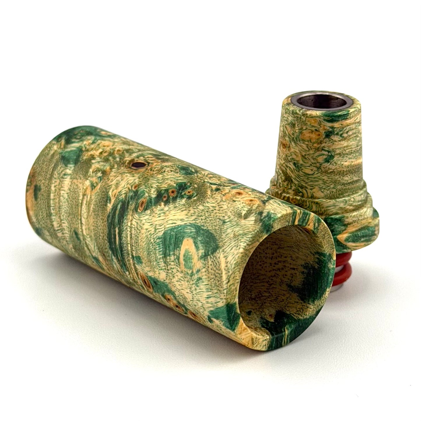 Z-stem Wood Kit - Boxelder Burl - Green