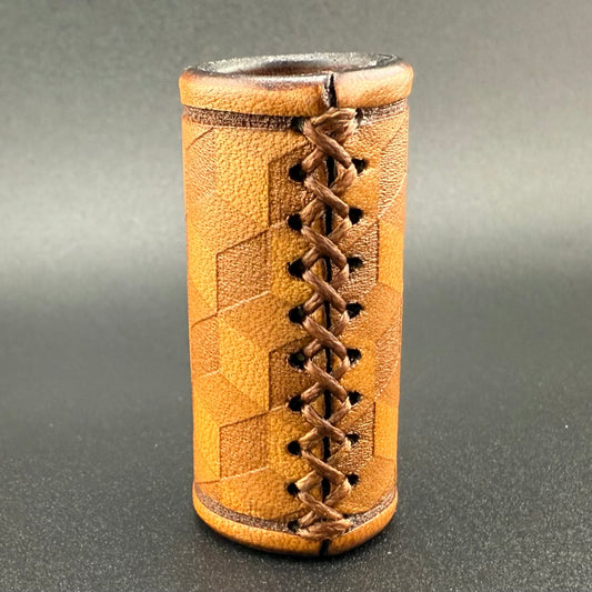 Z-stem Leather Sleeve - Natural "Q-Bert"