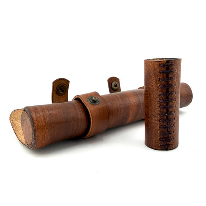 Z-stem Leather Sleeve / Case Set - Brushed Woodgrain
