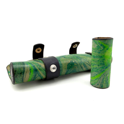 Z-stem Leather Sleeve / Case Set - Green Marble