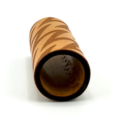 Z-stem Leather Sleeve - Natural “ZigZag” (v2)