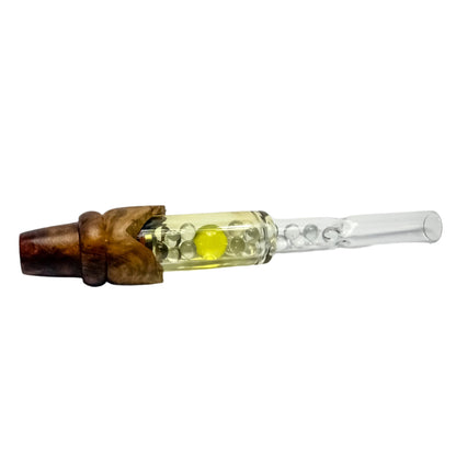 Z-stem for BAKx - Vasticola Burl / Fumed Glass