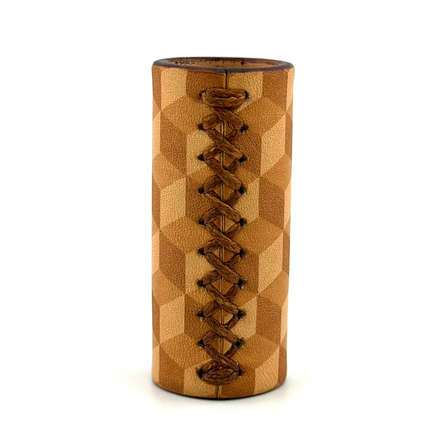Z-stem Leather Sleeve - Natural “Q-Bert” (v2)