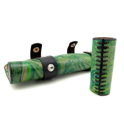 Z-stem Leather Sleeve / Case Set - Green Marble