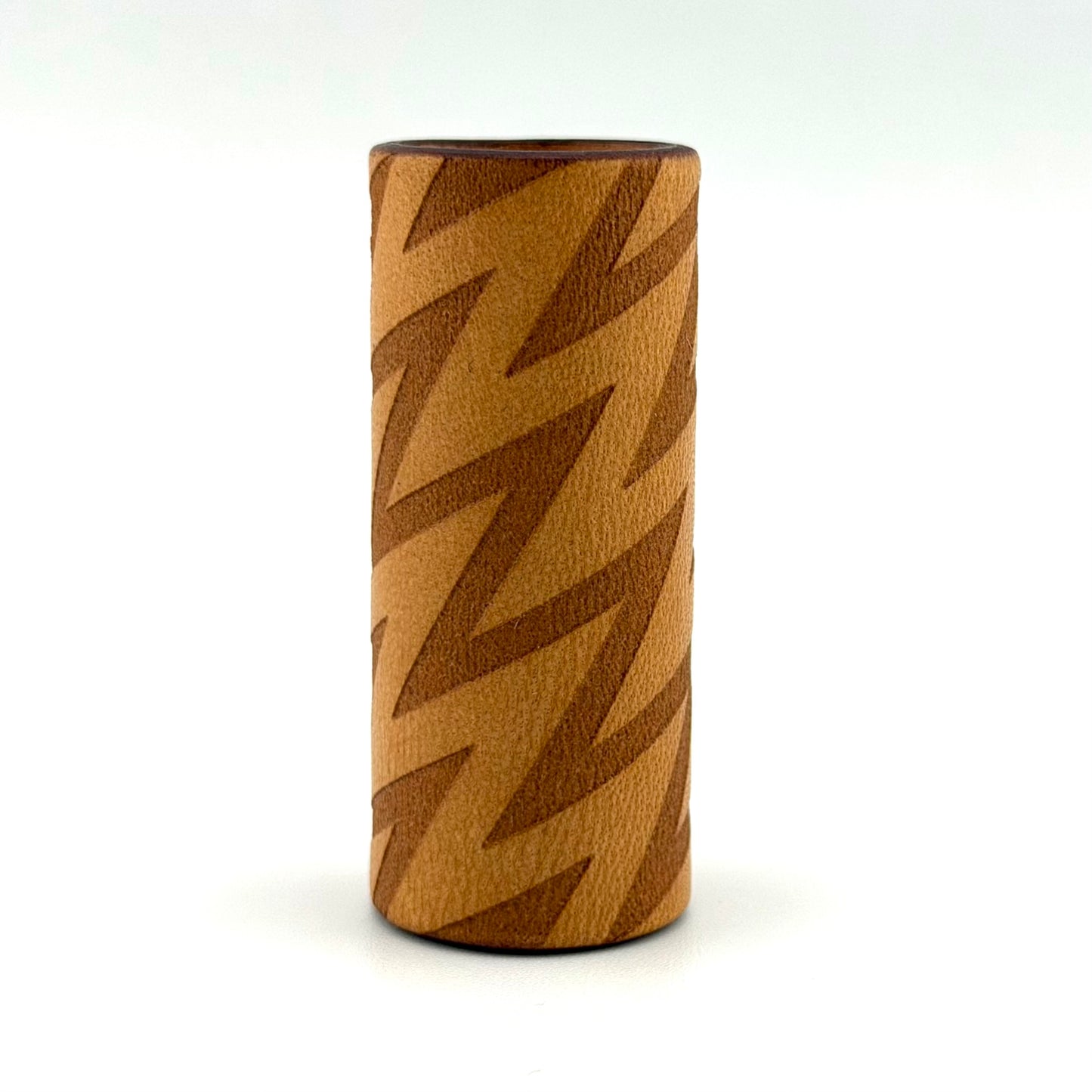 Z-stem Leather Sleeve - Natural “ZigZag” (v2)