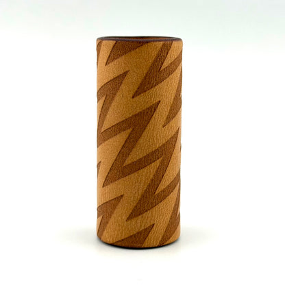 Z-stem Leather Sleeve - Natural “ZigZag” (v2)