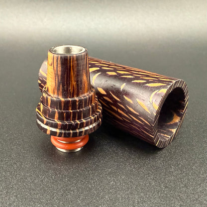 Z-stem Wood Kit - Stabwood - Lacewood - Purple Dyed