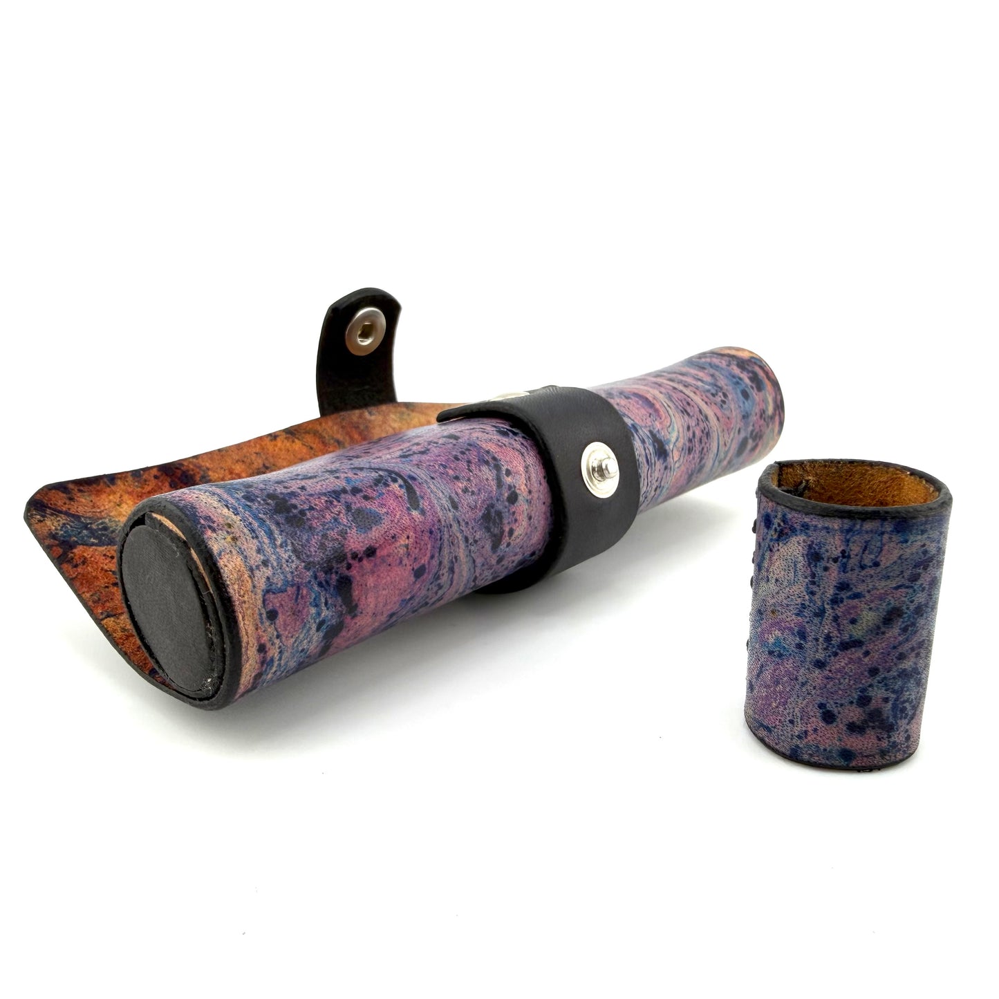 Z-stem MINI Leather Sleeve / Case Set - Purple Marble