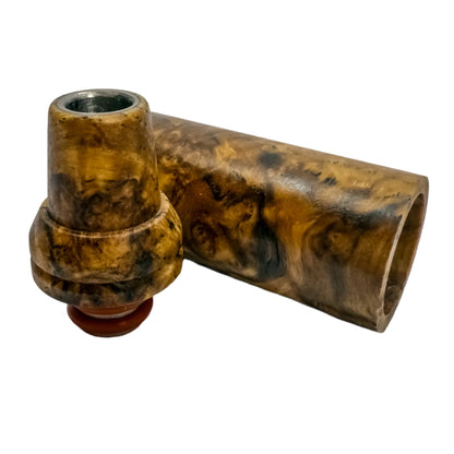 Z-stem Wood Kit - Stabilized Spalted Black Ash Burl