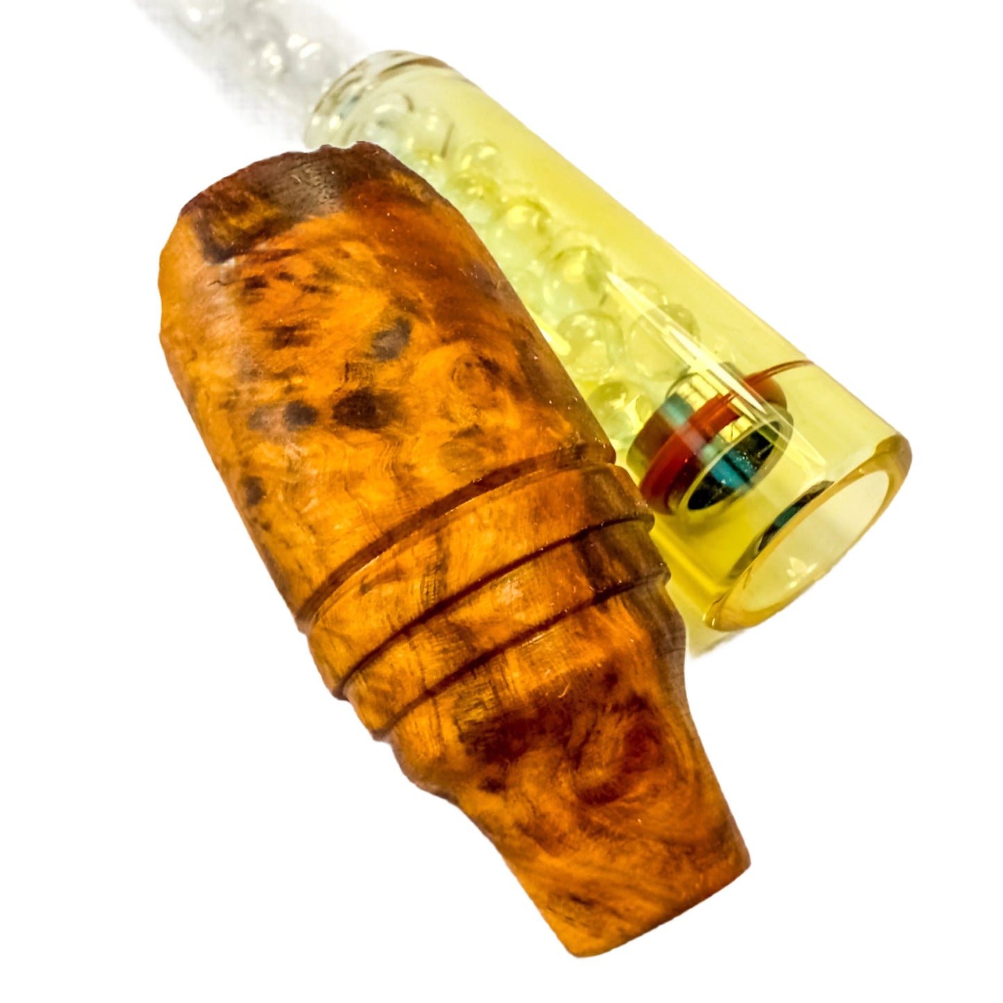 Z-stem for BAKx - Paela Burl / Fumed Glass