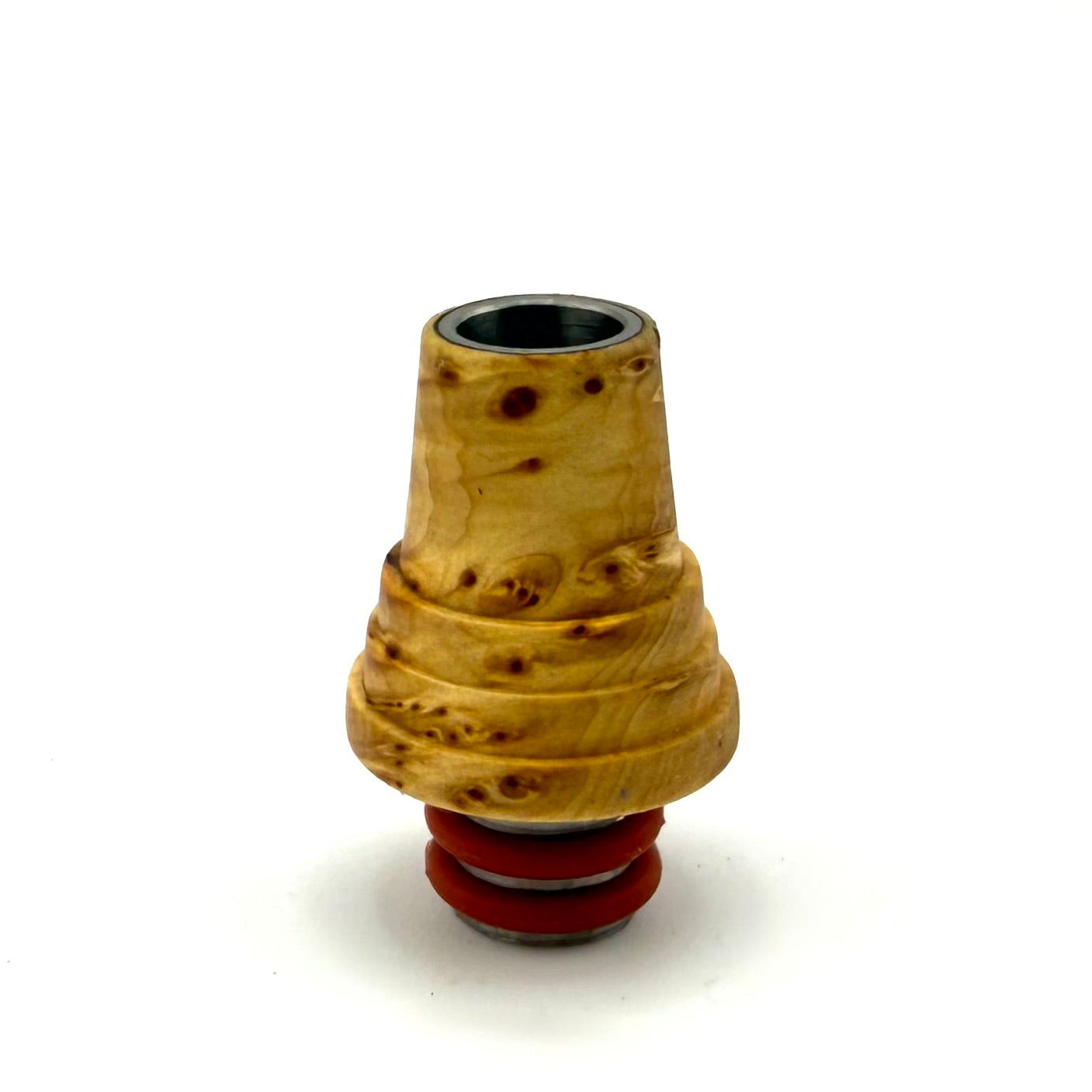 Z-stem Mouthpiece - Stabwood - Yellow Cedar Burl