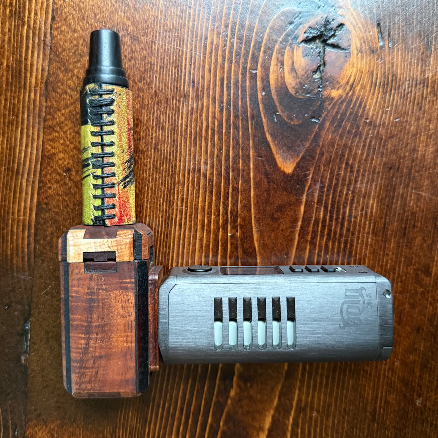 Z-stem Leather Sleeve / Case Set - Green Marble