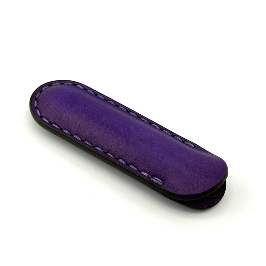 Leather TED Case - Short - Purple