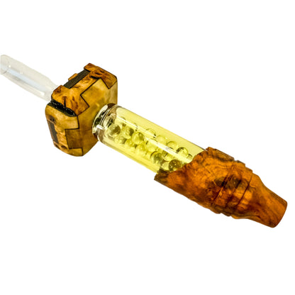 Z-stem for BAKx - Paela Burl / Fumed Glass