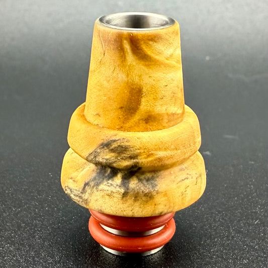 Z-stem Mouthpiece - Stabwood - Buckeye Burl - 01
