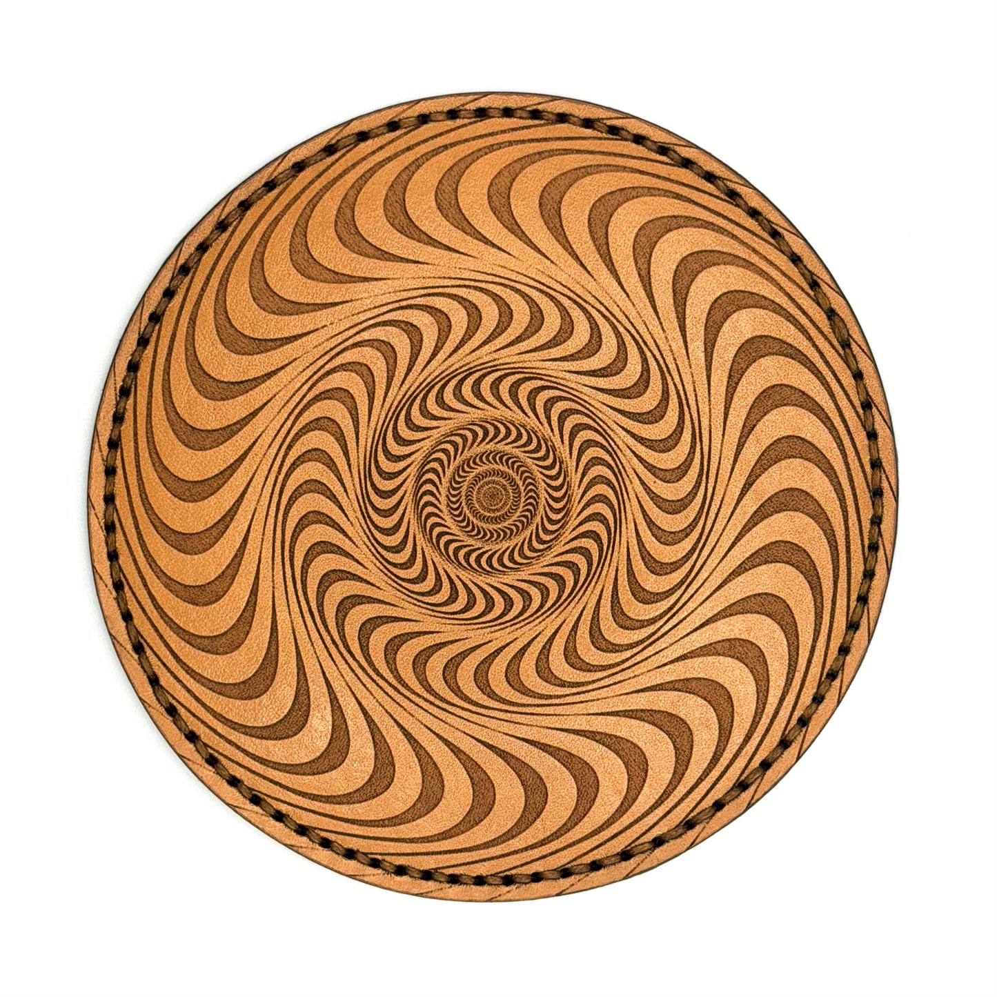 Leather mat - Natural - “Portal”
