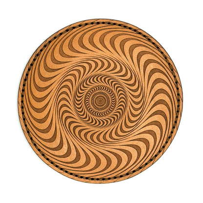 Leather mat - Natural - “Portal”