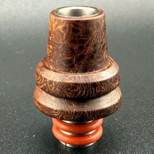 Z-stem Mouthpiece - London Plane Lace Burl - 01