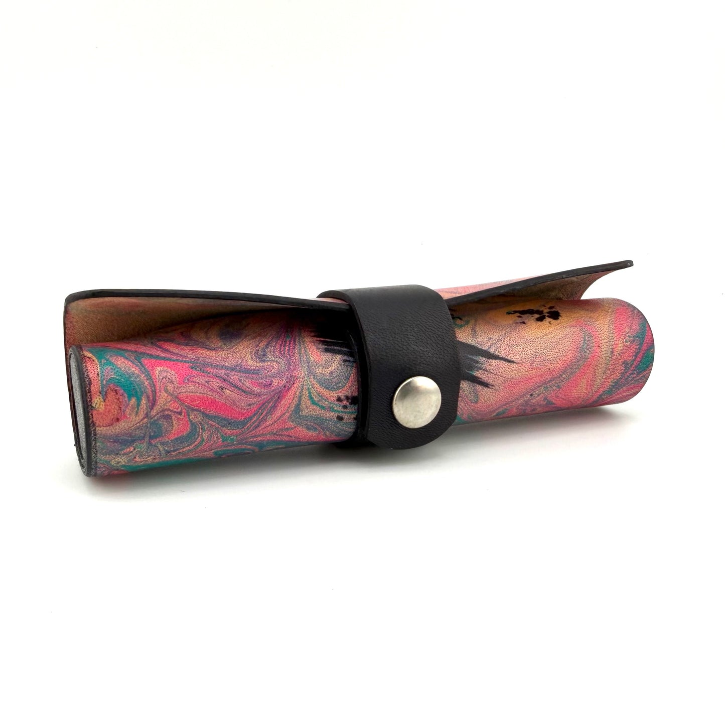 Z-stem MINI Leather Sleeve / Case Set - Pink Marble