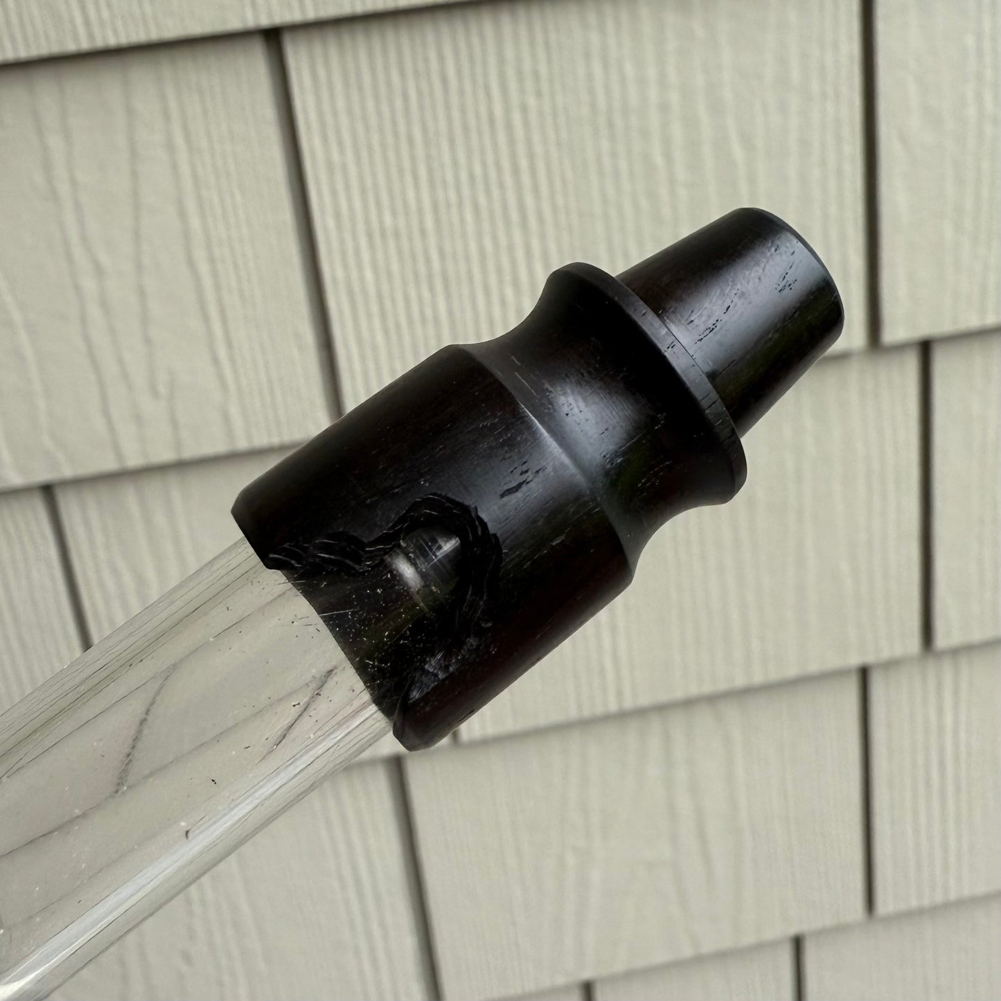 Z-stem XL Mouthpiece - African Blackwood Burl #1