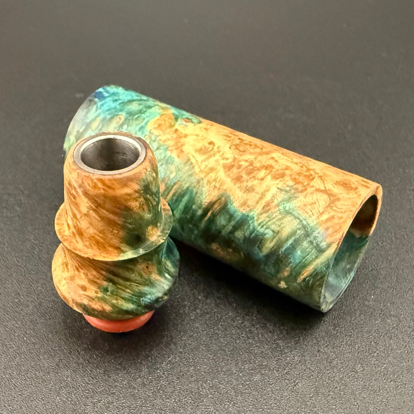 Z-stem Wood Kit - Stabilized Black Ash Burl